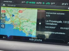 My phone propped up because I didn't want to set up the designation using the car's navigation system.  For reasons outlined in the article.  