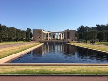 Memorial at American Cemetery in Normandy