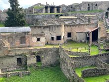 Pompeii. It was an amazing community, such innovative  and resourceful people. So some beautiful artifacts recovered from there. 