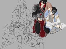 An unfinished drawing. 