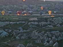 Sunrise balloon ride over Cappadocia