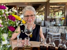 At a Santa Barbara wine tasting 