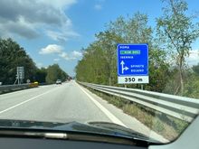 Drive back to Fiumicino from Molise..we did not spend time in Rome this trip....