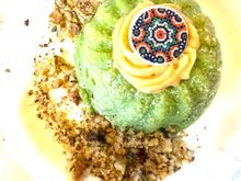 We ate so much delicious food in Epcot’s Food and Wine Festival. I loved this pistachio cake