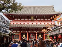 Inner Gate and Main Shrine, Senso-ji, Asakusa