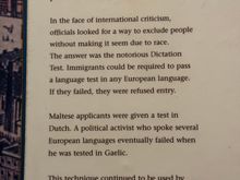Description of the notorious Dictation Test