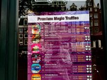 Scroll in to read the effects! Mushrooms were banned so the clever shop owners switched to truffles…