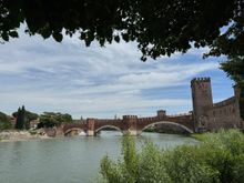 The Castelvecchio Bridge over the Adige River
