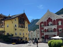 Ortisei is close to many cable cars and hiking trails
