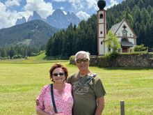 The church is locked so you can't go in. I peeked inside and there are only 6 rows of pews. 