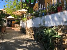 Entrance to the restaurant