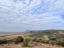 View from the top during our walking safari.