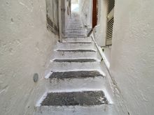 And stairs