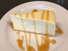 homemade cheesecake for dessert. Sooooo fluffy.