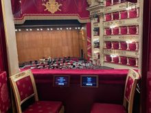 Having a box seat at La Scala was a pinch me moment