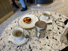 Our nata with coffee