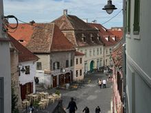The passage of stairs to the Lower Town