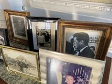 There's Jack!  The connection was the JFK went to Harvard with the buy standing next to Jackie in the picture above, Fernanda Barbachano