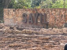 Welcome to Sayil.  There are three sites along this road but we only hit Sayil