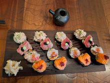 Sushi rolls from our tasting menu at Park.