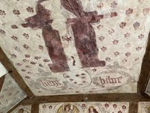 Wall paintings dating to 1475 in The Commandery