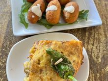 croquettes and tortilla espanola