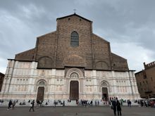 The piazza is dominated by Basilica di San Petronio
