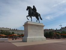 Statue of Louis XIV on Place Bellecour