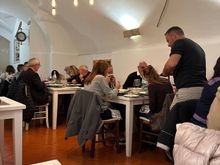 Interior, with Owner Vito taking orders