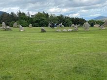 Long shot with people in the middle