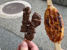 Hida beef and Gohei Mochi (I love the gohei mochi - so tasty!)