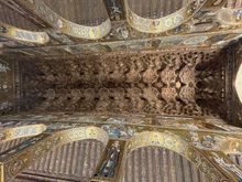 Also notable: the carved and painted ceilings