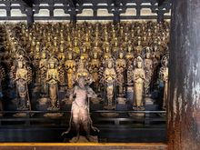 Then there were 1,000 life sized Buddhas surrounding him, all with slightly different features. Very powerful.