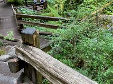 Great wood work, not sure who carried all of this wood up the mountain
