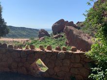 View near Trading Post at Red Rocks Amphitheater 