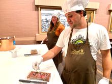 Lindt Home of Chocolate where we made chocolate bars