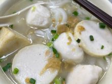 Classic fish ball noodle soup