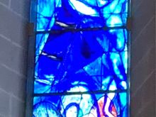 It has windows made by Chagall