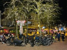 Last night’s walk from the train station to our apartment in Haarlem. 