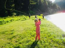 Kate fly fishing the Smith on a raft trip a few years ago. 