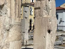 Contrasts! Roman Agora with view of church 