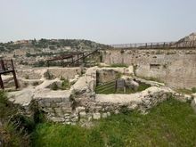 Last but not least is the Castello dei Conti, which sits on the rocks just a bit above our apartment. Excavations have traced occupation through the Greek, Roman, Arab and Norman eras. 