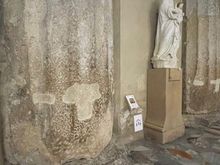 Closer view of the columns from the Temple of Athena