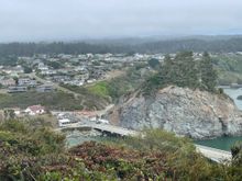 Coming back down to the beach.  That is pretty much the whole town of Trinadad.