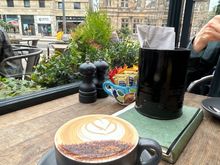 Cappuccino at Brunswick Book Shop