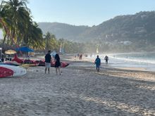 La Ropa beach, still pretty flat, no high-rises