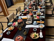 Our first kaiseki meal - Ichikawa Onsen Inn