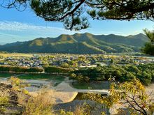 From cliff overlooking Hahoe Village 