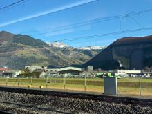 Scenery on the way to Zürich.