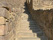 Up the stairs we climbed